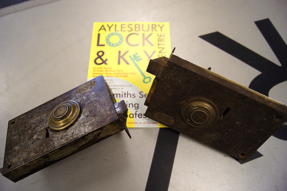 Antique locks and keys